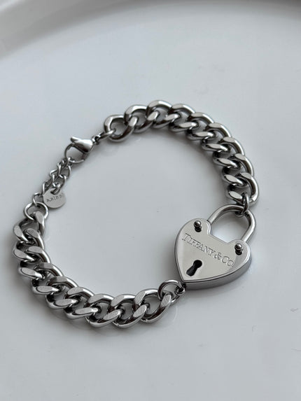 PULSERA CANDADO CORAZON