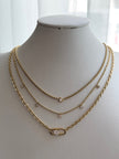COLLAR TRIPLE CADENA