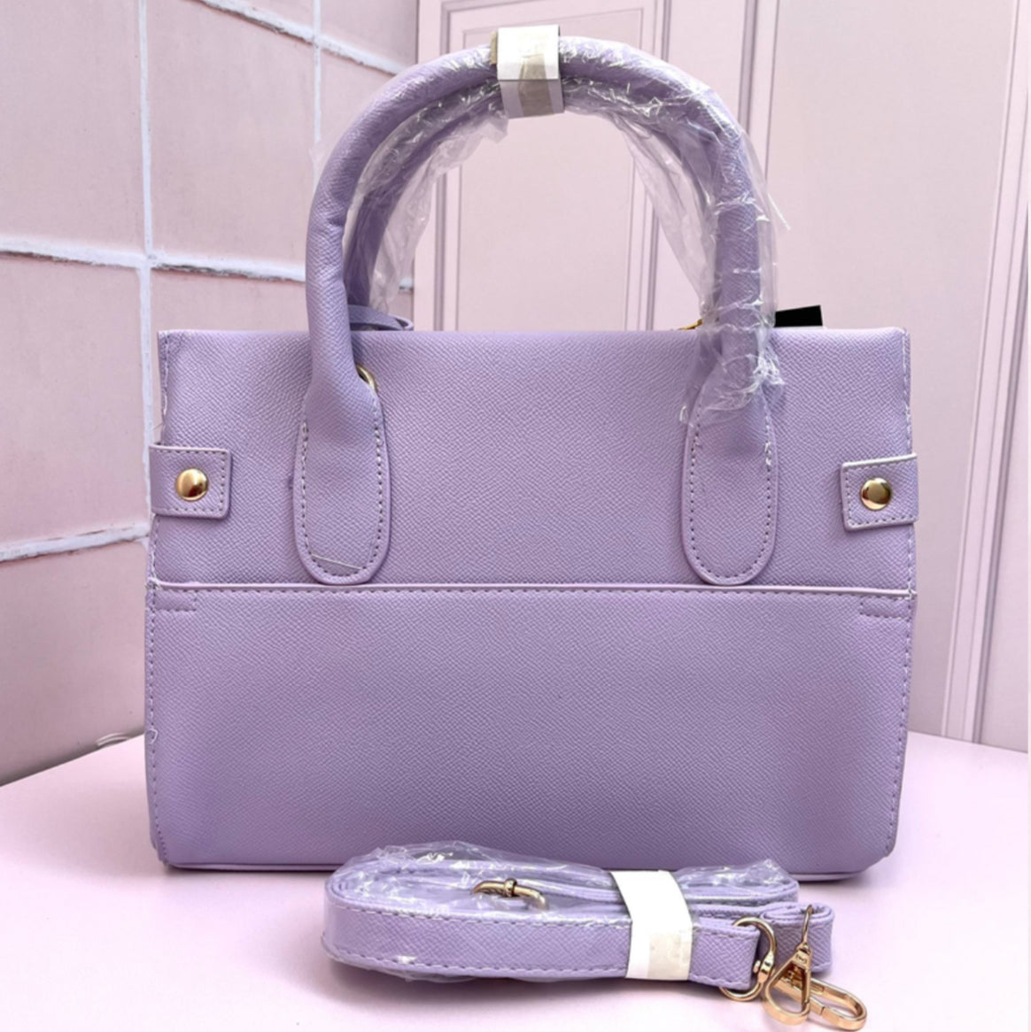BOLSA BEBE TOTE LILA