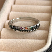 ANILLO ZIRCONIA COLORES