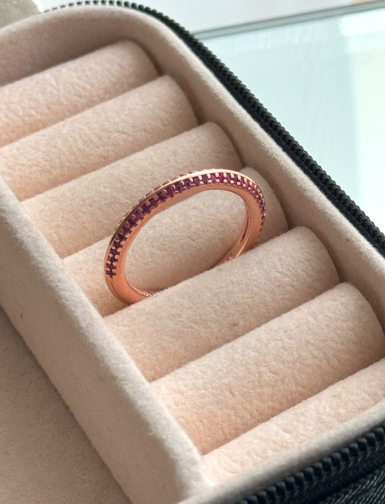 ARGOLLA ZIRCONIA ROSA