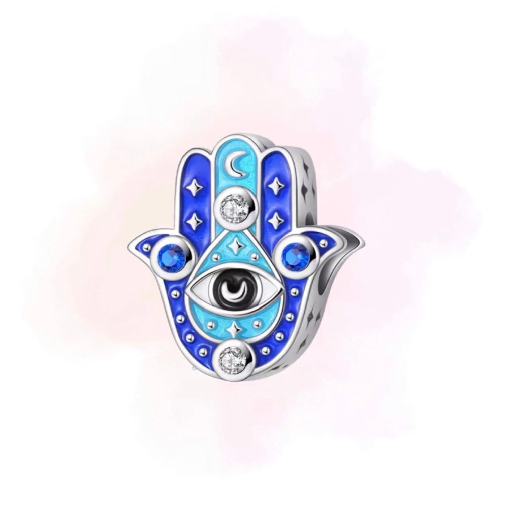 CHARM MANO AZULES