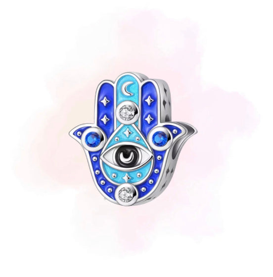CHARM MANO AZULES