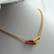 COLLAR ESLABÓN ROSA