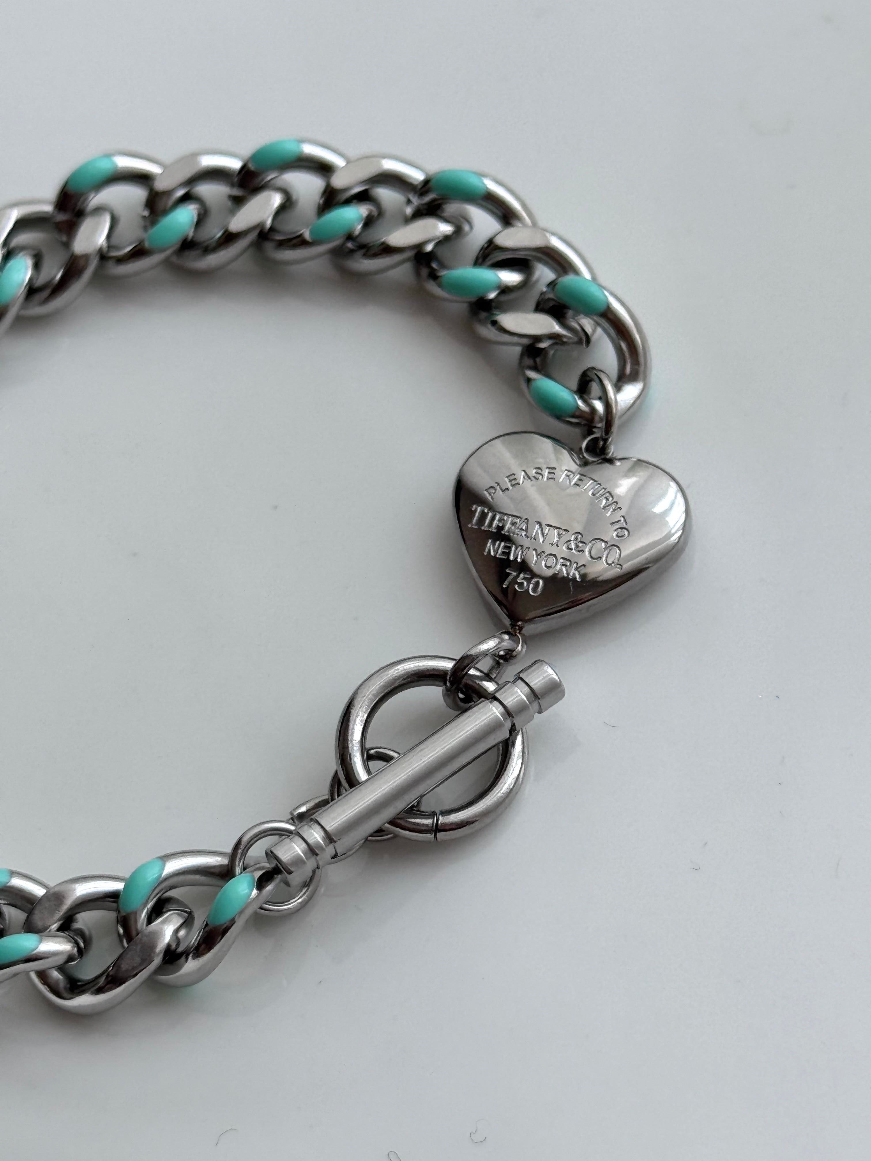 PULSERA CADENA AZUL