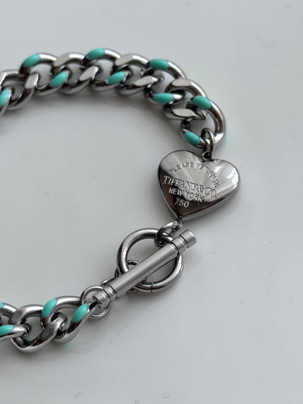 PULSERA CADENA AZUL