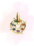 CHARM MEDALLON COLORES