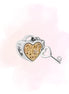 CHARM CORAZON LLAVE