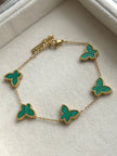 PULSERA MARIPOSA VERDE