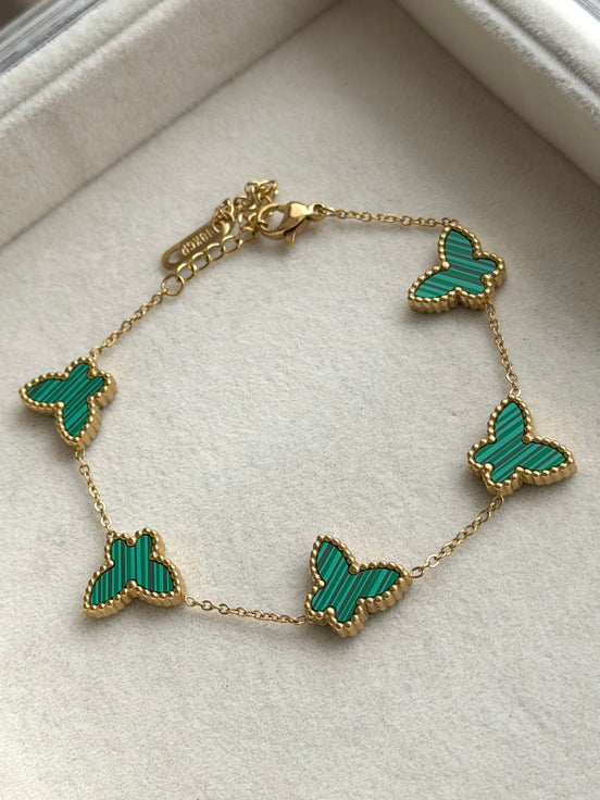 PULSERA MARIPOSA VERDE