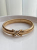 PULSERA MEDIANA CRUZ CON CRISTALES