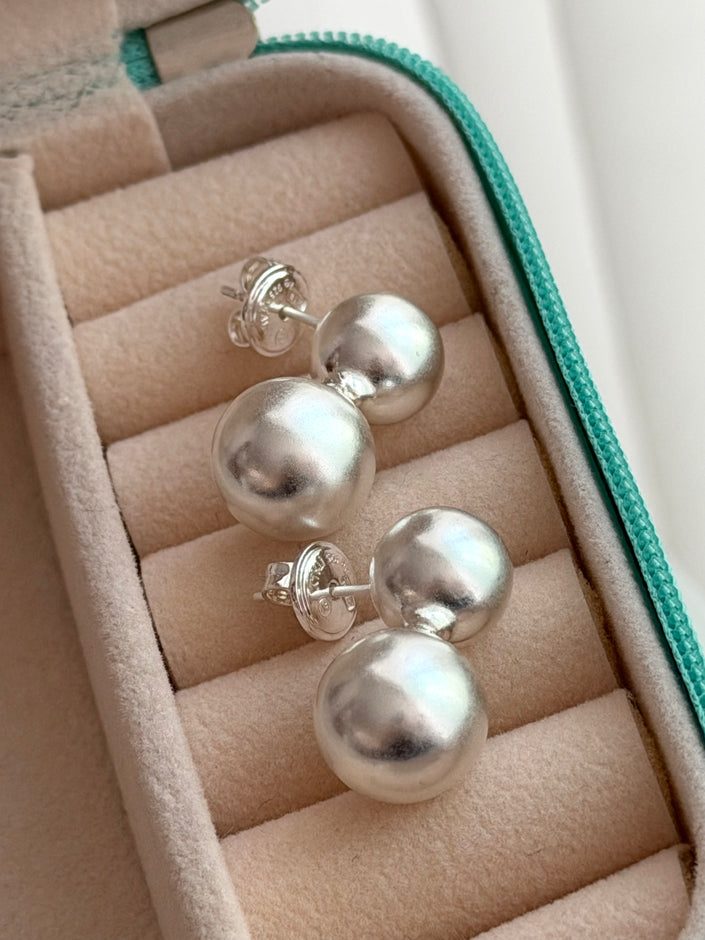 ARETE DOBLE BOLA TFFANY