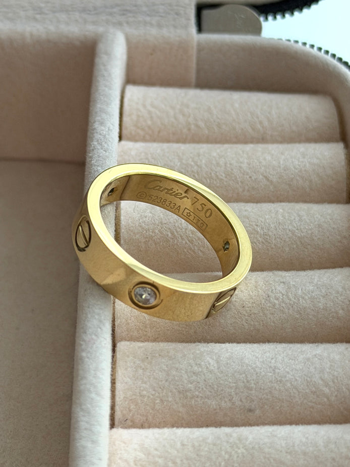 ANILLO LOVE CON CRISTAL