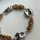 PULSERA ESLABONES Y ARGOLLAS