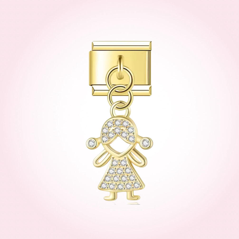 ESLABÓN DIJE PARA PULSERA ITALIANA