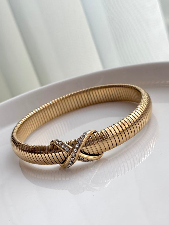 PULSERA CRUZ CON CRISTALES