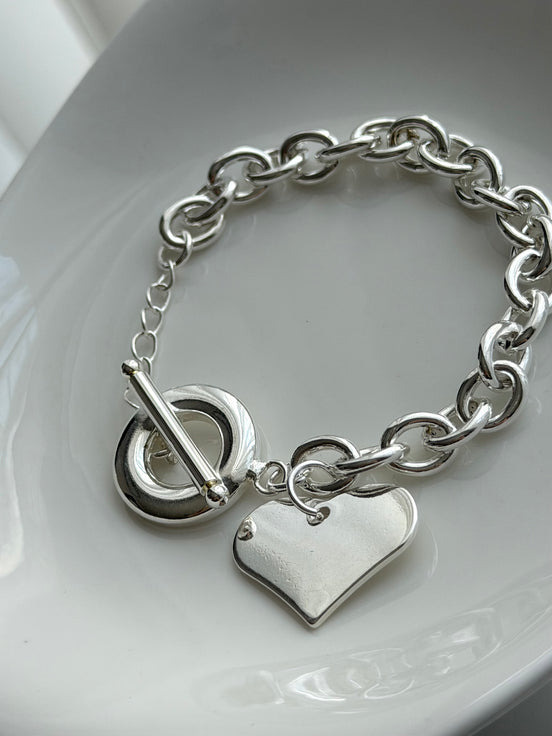PULSERA DIJE CORAZON