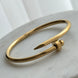 BRAZALETE CLAVO CON BOLITA LISA