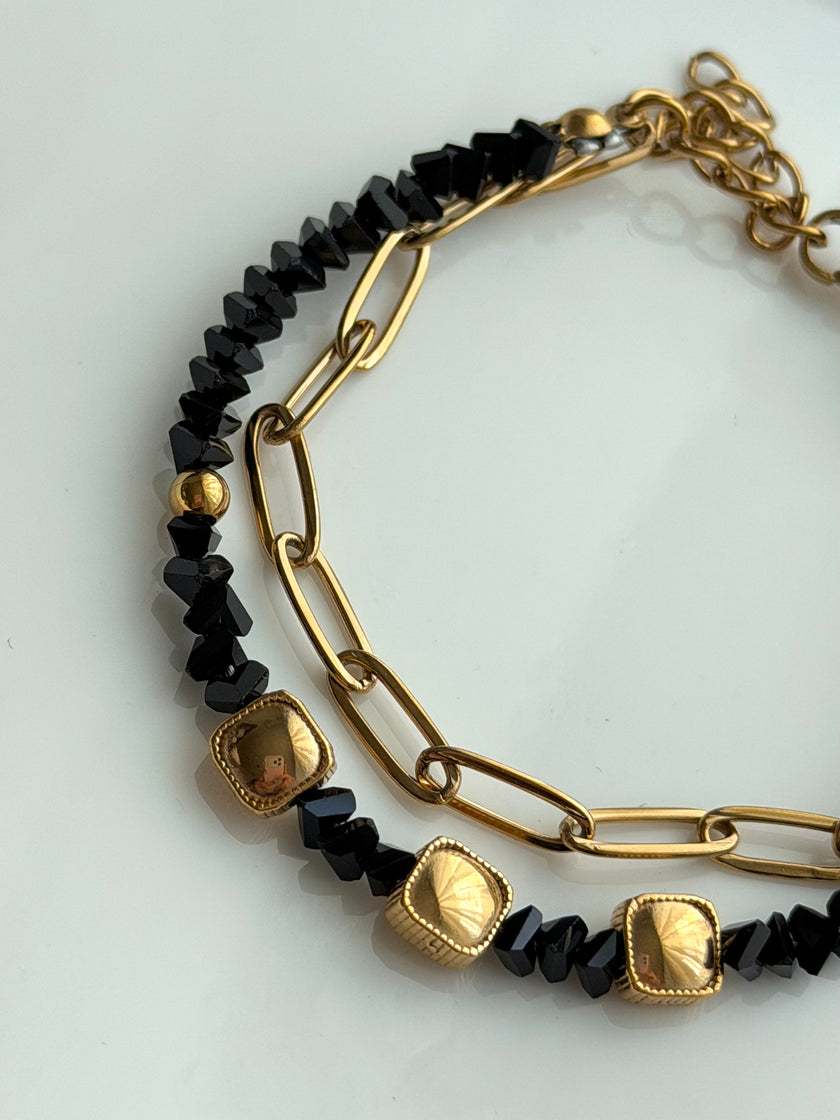 PULSERA CRISTAL NEGRO