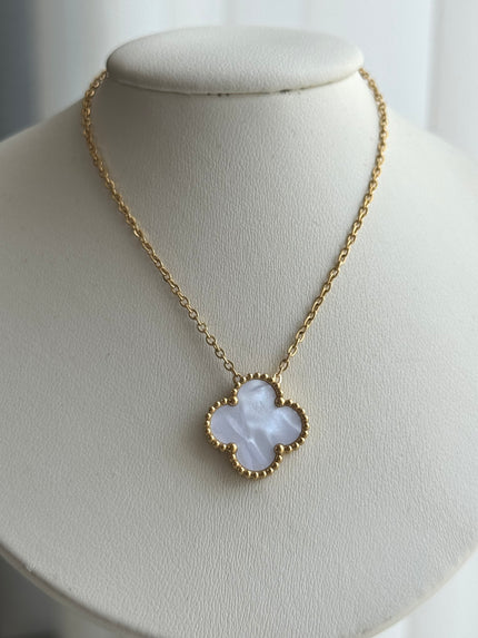 COLLAR ALHAMBRA DOBLE CON ZIRCONIA