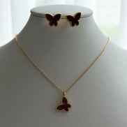 SET MARIPOSA ROJO