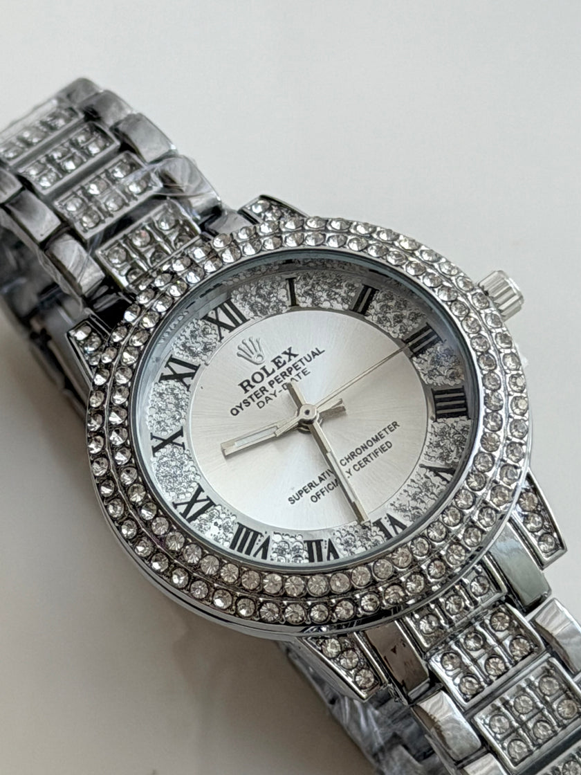 RELOJ CON CRISTALES