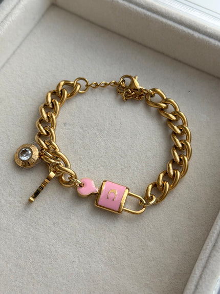PULSERA LLAVE CADADO C