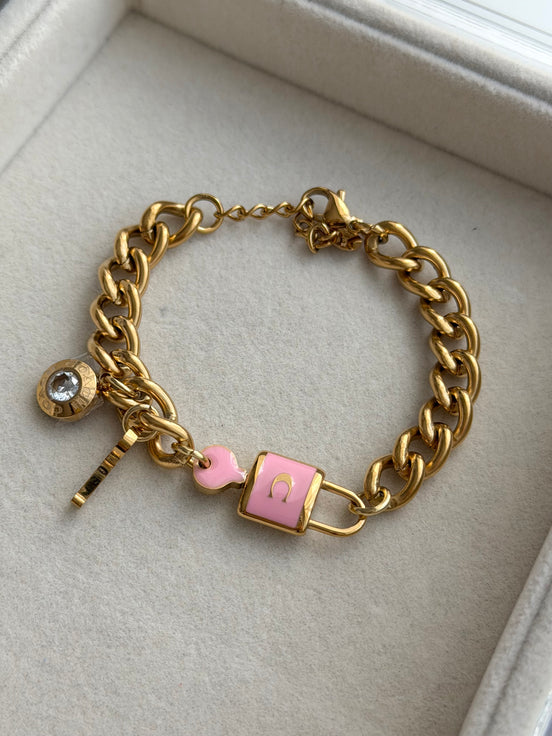 PULSERA LLAVE CADADO C