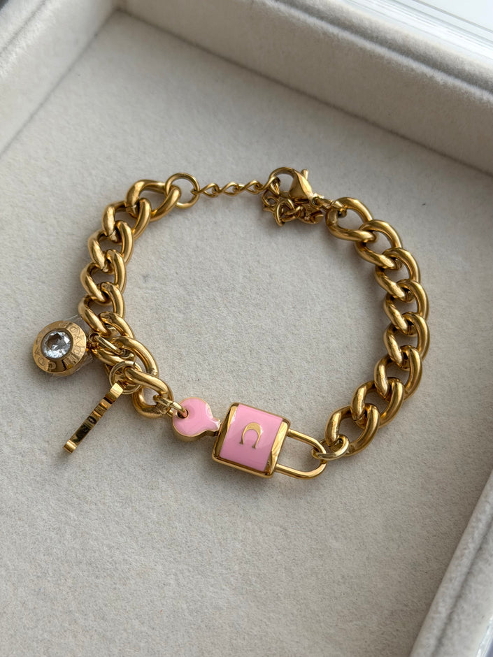 PULSERA LLAVE CADADO C
