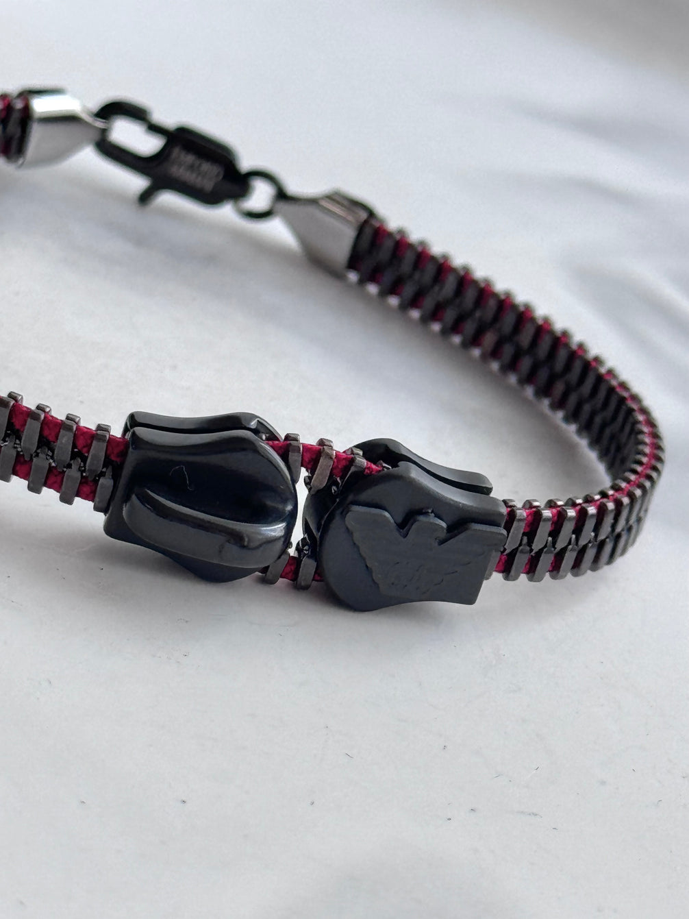 PULSERA ZIPPER NEGRA