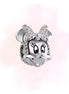 CHARM MINNIE ZIRCONIA ROSITA