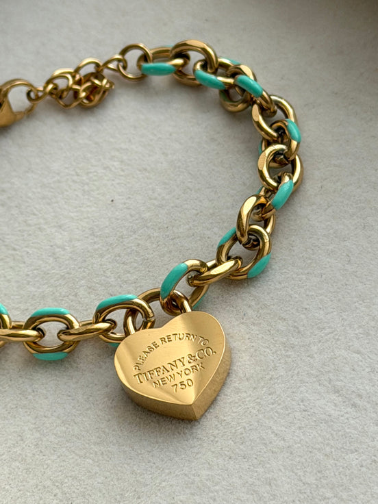 PULSERA CADENA AZUL