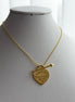 COLLAR CORAZON LLAVE