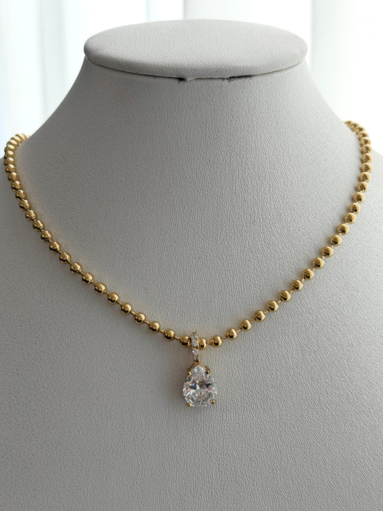 COLLAR CADENA BOLITAS