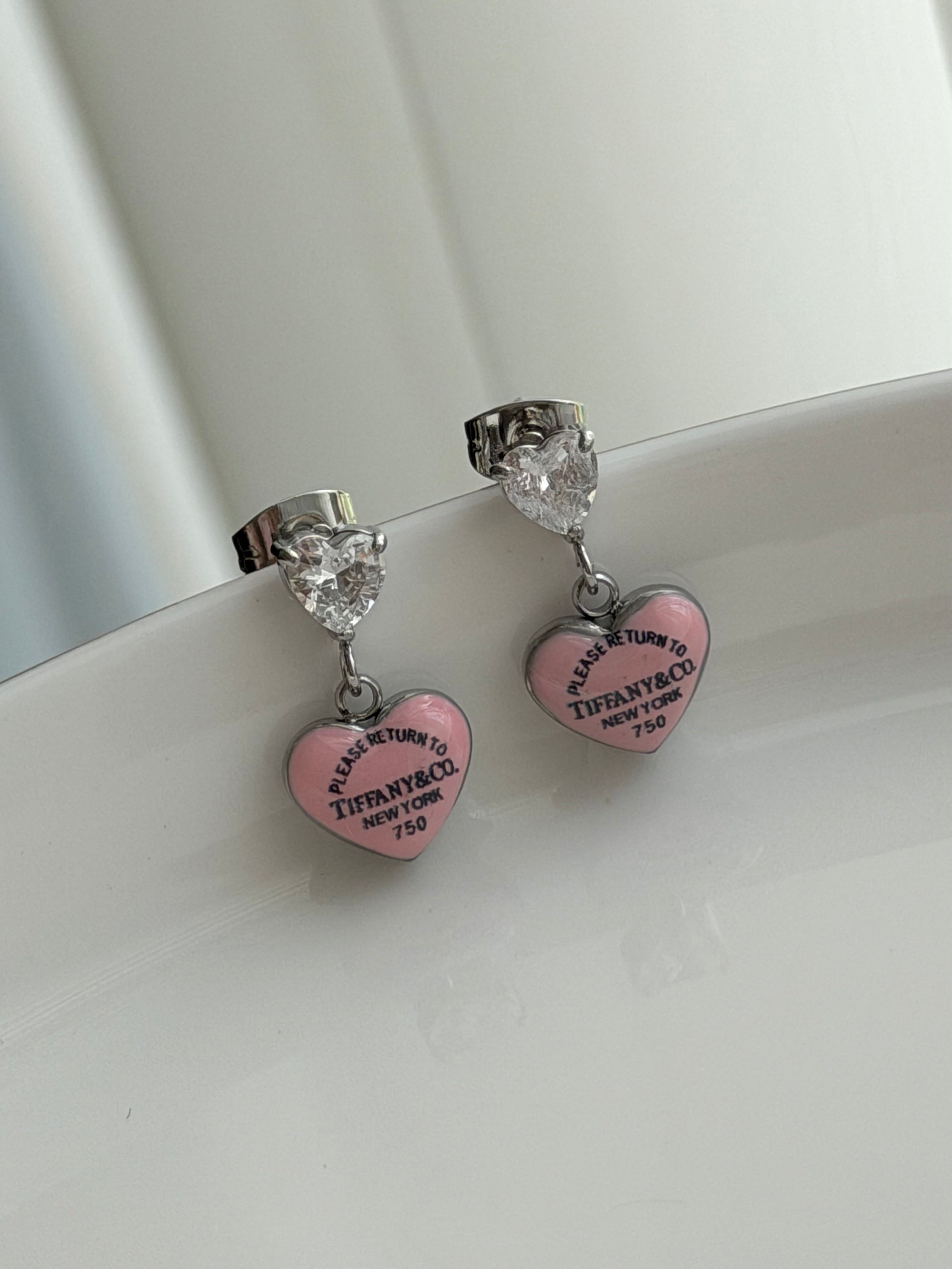 ARETE CORAZÓN ROSA