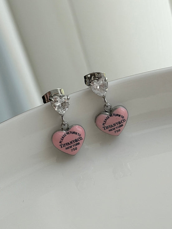 ARETE CORAZÓN ROSA