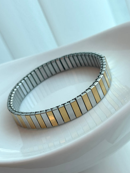 BRAZALETE TRIPLES BICOLOR