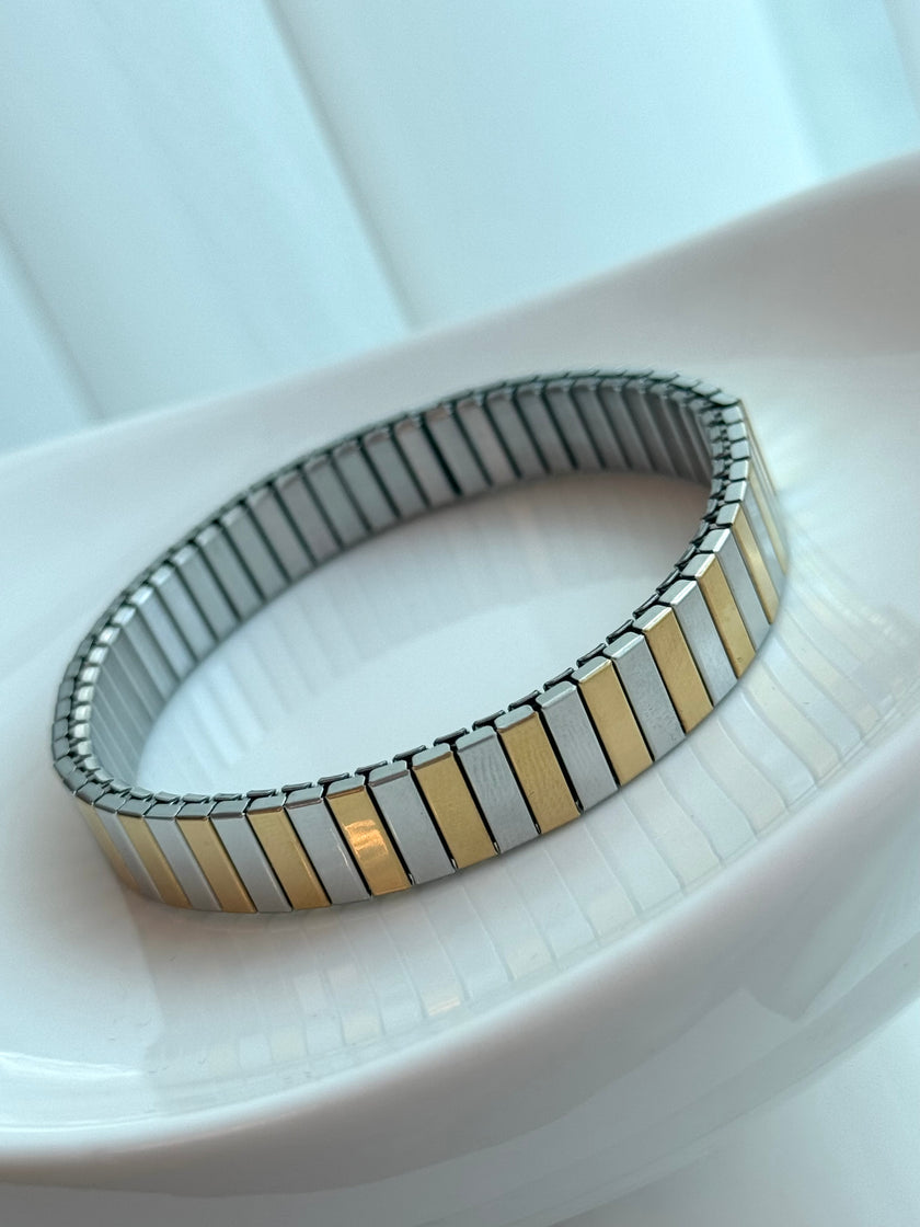 BRAZALETE TRIPLES BICOLOR