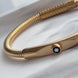 PULSERA FLEXIBLE ESPIRAL DORADO