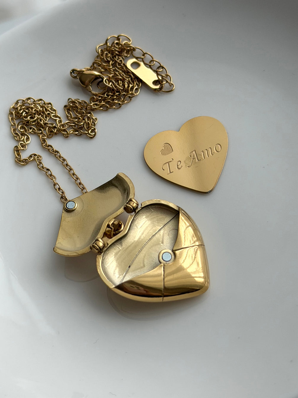 COLLAR CORAZON TE AMO