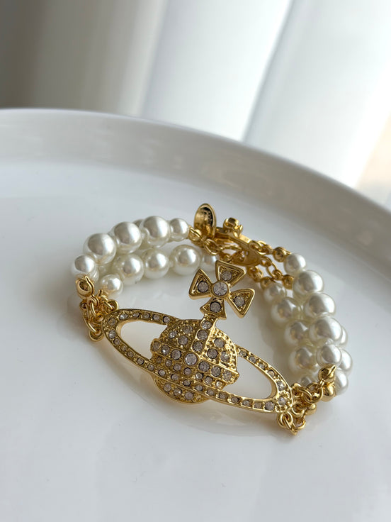 PULSERA PERLAS CRISTAL