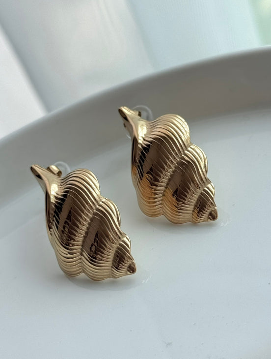 ARETE CARACOL CON TEXTURA
