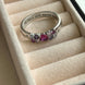 ANILLO ZIRCONIA ROSA