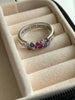 ANILLO ZIRCONIA ROSA