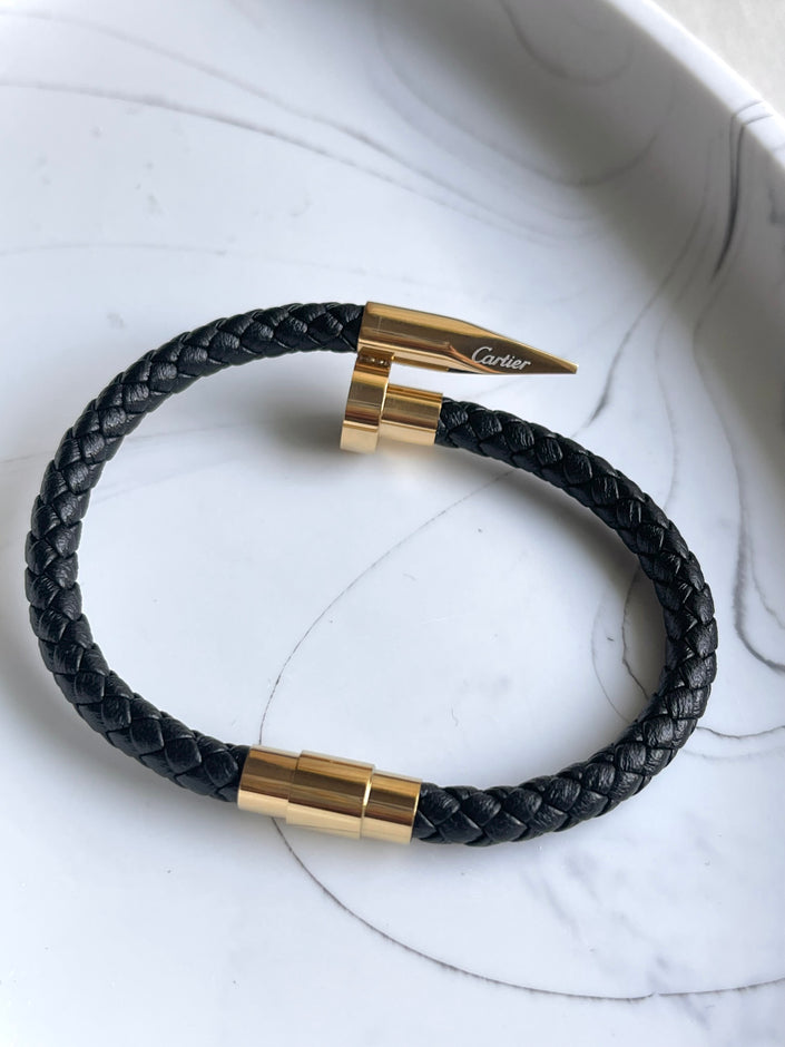 PULSERA TRENZADA CLAVO
