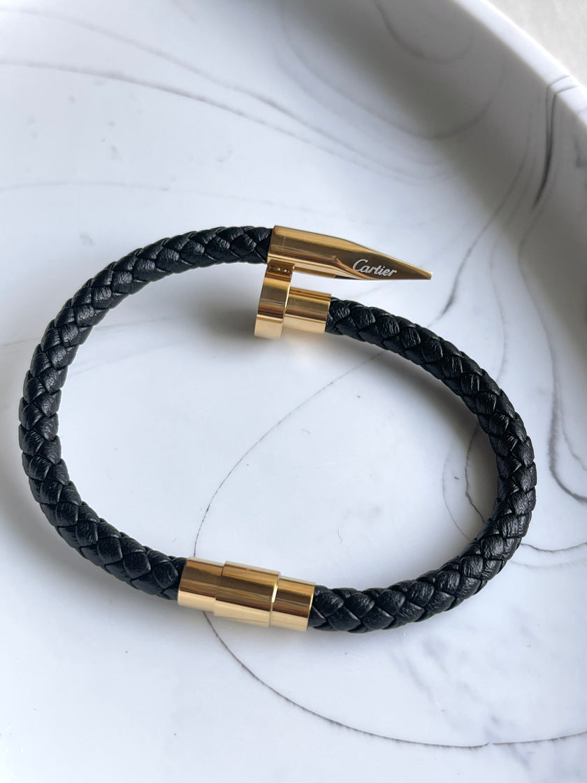 PULSERA TRENZADA CLAVO