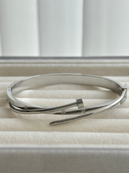BRAZALETE DÚO TORNILLO Y CLAVO