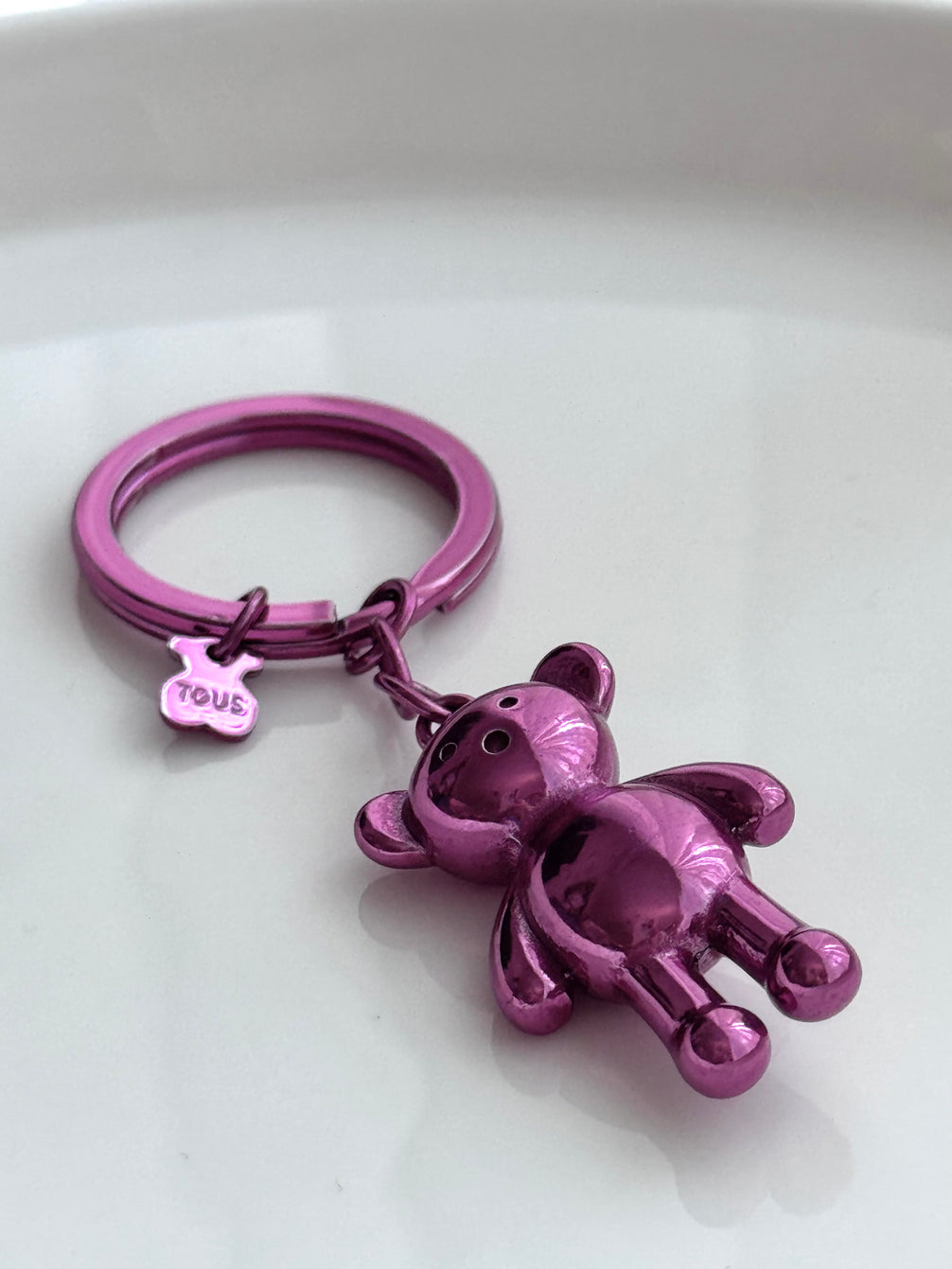 LLAVERO OSO ROSA