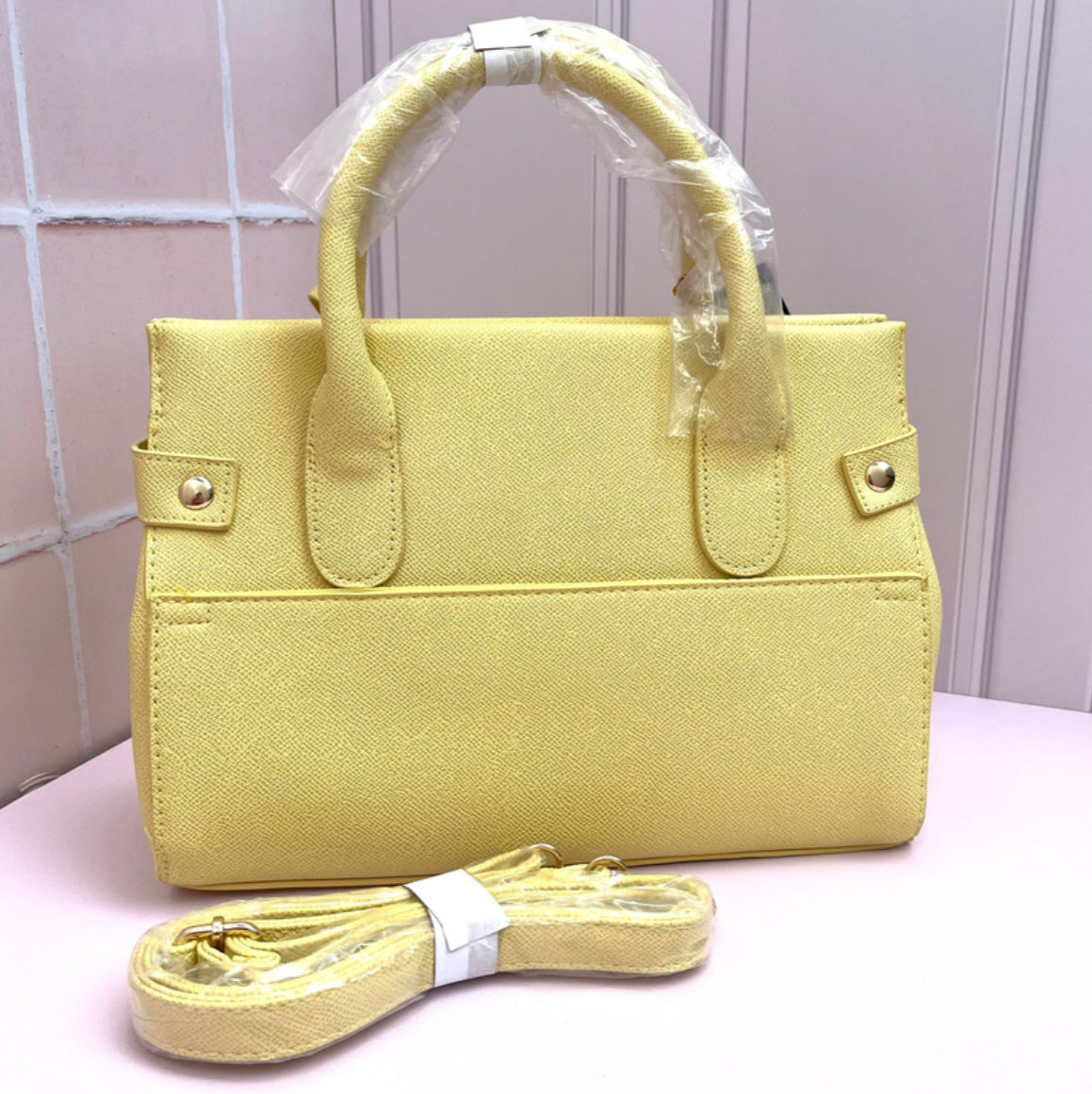 BOLSA BEBE TOTE AMARILLA