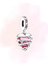 CHARM CORAZON ROSA